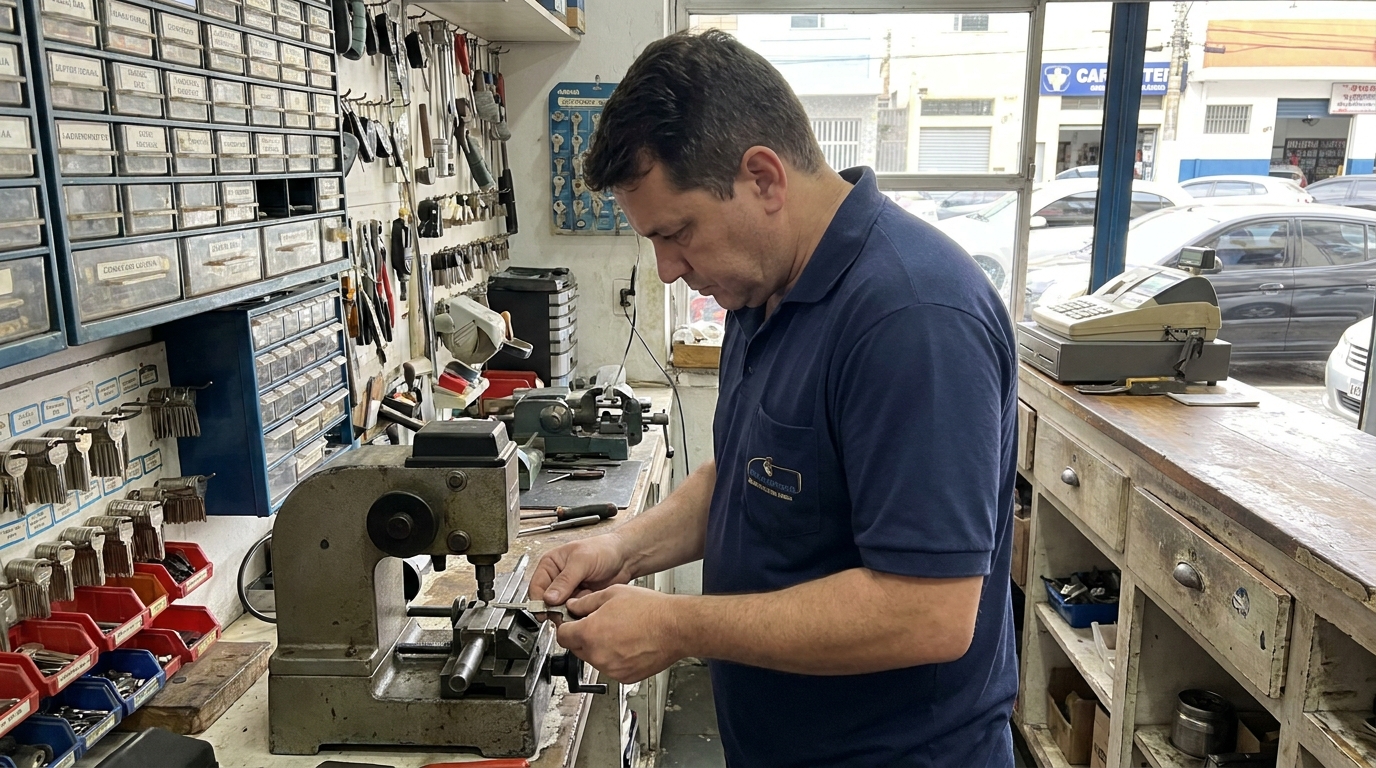 Confecção de Chave Automotiva profissional em Guarulhos‑SP