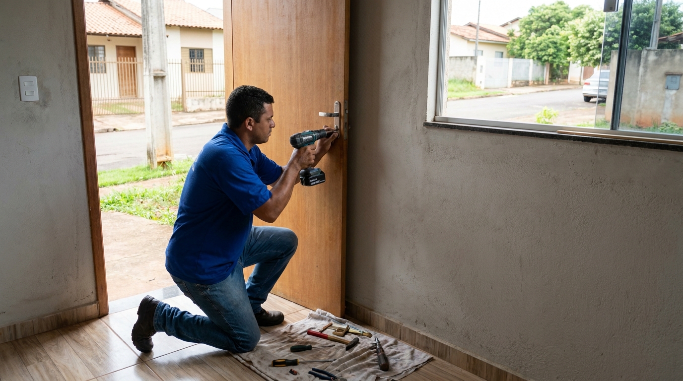 Instalação de Fechadura Residencial profissional em Guarulhos‑SP